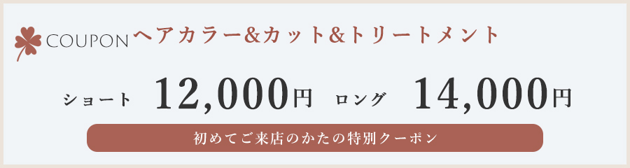 ヘアカラーカットトリートメント